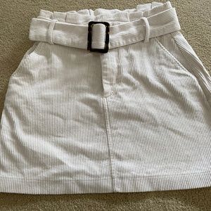 *SOLD* Cream Corduroy Mini